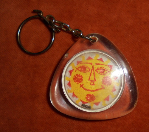 Porte clés joli soleil jeu - porte-clés,