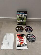 Metal Gear Solid 3 Subsistence big box bon état sony PS2 bien lire l'annonce