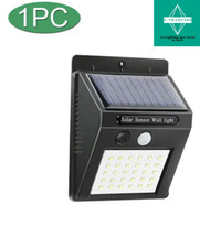 1Lampe Solaire Extérieur 30 LED Éclairage Détecteur Mouvement Outdoor Solar Lamp