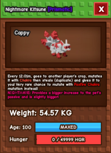 Huge red kitsune kg - nm,