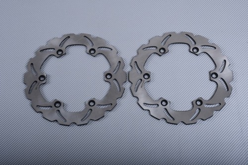 Paire disques frein avant wave - paire,