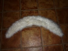 ECHARPE COL ETOLE EN FAUSSE FOURRURE TRES TRES BELLE IMITATION 100% NEUVE BLANC