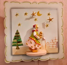 Tableau musical pour Enfant Princesse Inuit l'Oiseau bateau light and music