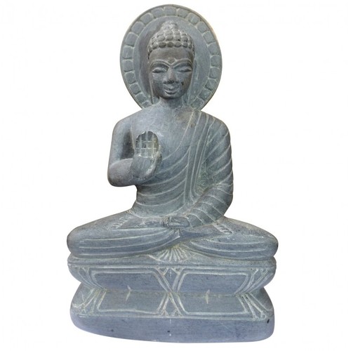 Statue bouddha pierre cm - statue,