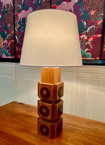 Grande lampe teck - lampe,