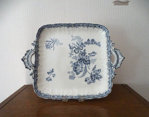 Plat faience sarreguemines - plat, u&c