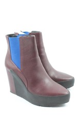 UNITED NUDE Bottines à enfiler Dames Bottines T EU 37 bordeau style décontracté