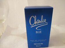 CHARLIE BLUE  REVLON   EDT VAPORISATEUR   FEMME  100  ML  BOITE UN PEU ABÏME