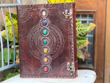 Grand carnet en cuir de 700