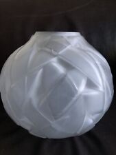 ART DECO  VASE MODÈLE   TRESSES SIGNÉ André Hunebelle Cogneville France