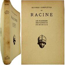 Les plaideurs Britannicus Bérénice 1929 Jean Racine théâtre Gonzague Truc Roches