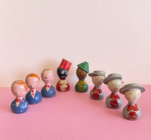 Jouets anciens bois peint - jouets,
