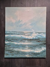 Tableau H.Gailey - Paysage marin 60.5x49.5