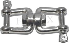 Double emerillon 8mm inox - double,