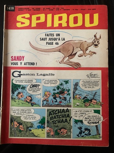 Spirou 1419 sans - sans, le