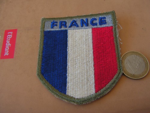 Patch militaire bleu blanc - ,