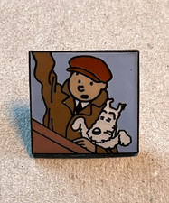 TINTIN / HERGÉ    PIN'S CARRE