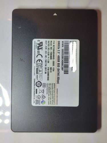 Sm863a 480gb ssd sata - 2.5",