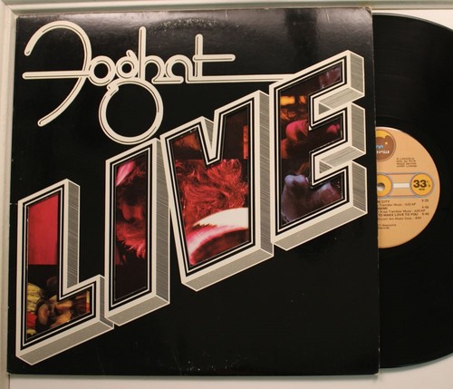 Foghat live bearsville - lp, on
