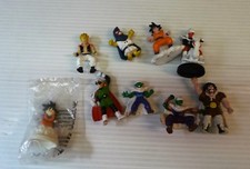 lot 9 figurines dragon ball z AB toys loose