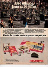 PUBLICITE DE PRESSE extraite d'un magazine de 1977 . JOUET   ATLANTIC