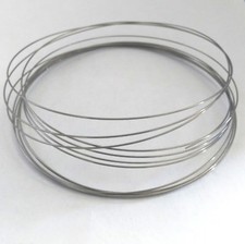 LOT de 3m -  3 mètres FIL MEMOIRE ACIER INOXYDABLE RIGIDE 0,5MM perles bracelet