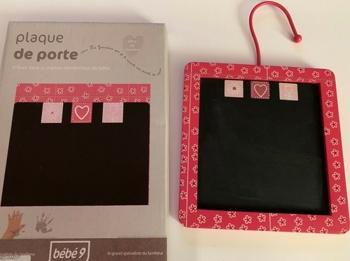 Ardoise plaque porte enfant - plaque, de
