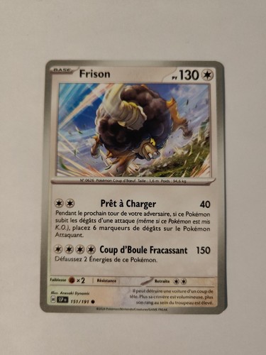 Carte pokémon frison - pokémon,