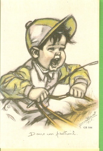 Germaine bouret carte postale - germaine,