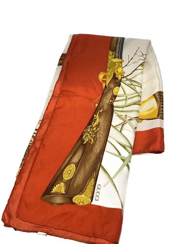 Gucci foulard soie animal - foulard,