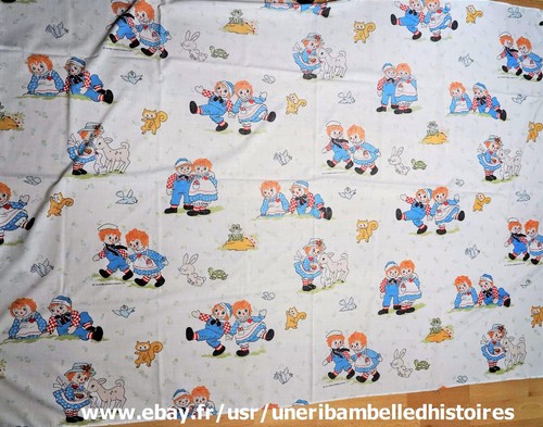 Drap plat ancien - the, bob