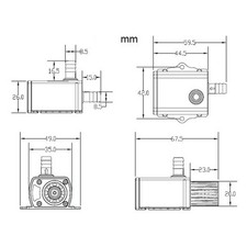 Pompe à eau sans balai
