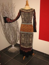 COLLECTOR ROBE LONGUE MAXI DRESS COLLECTION SAVE THE QUEEN L 38 40 UK L 10 12