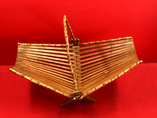 Panier rotin bambou - en,