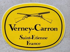autocollant ancien VERNEY