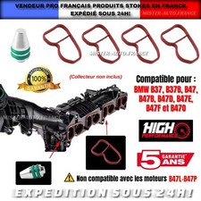 KIT SUPPRESSION CLAPET VOLET COLLECTEUR D'ADMISSION + JOINTS POUR BMW B37 B47 +