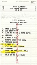PUFF JOHNSON - UNRELEASED DAT LP PROJECT 13TX PRINCE MARKEE D PROD RARE R&B 1994