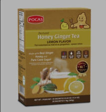 Pocas Thé au Gingembre et Miel – Authentique & Réconfortant | 40 Sachets (714g)