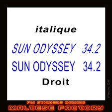 Lot stickers jeanneau - de, 02