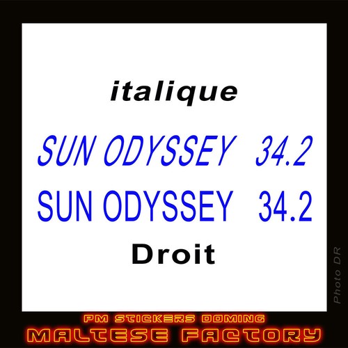 Lot stickers jeanneau - stickers,