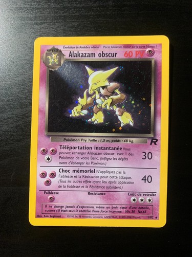 Carte pokémon alakazam - carte,