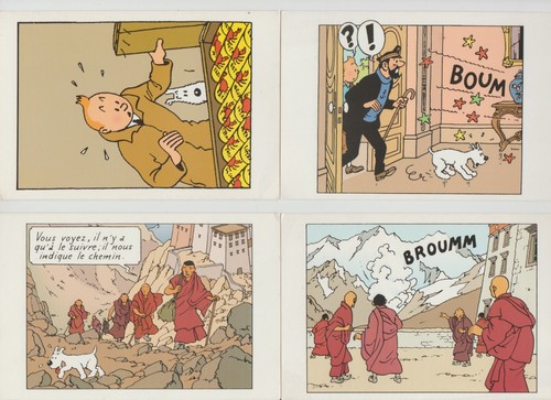 Tintin lot cartes - de,