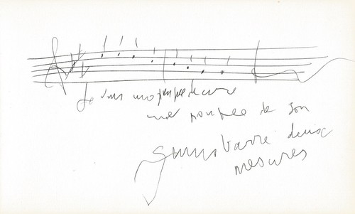 Serge gainsbourg manuscrit - gainsbourg,