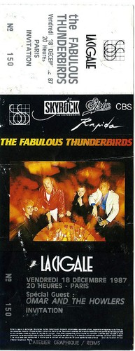 Fabulous thunderbirds ticket - thunderbirds,