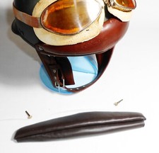 Bourrelet cuir brun foncé casque Modèle 35 Troupes motorisées, taille bombe C