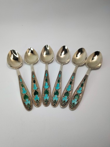 Petites cuillères argent - 6,