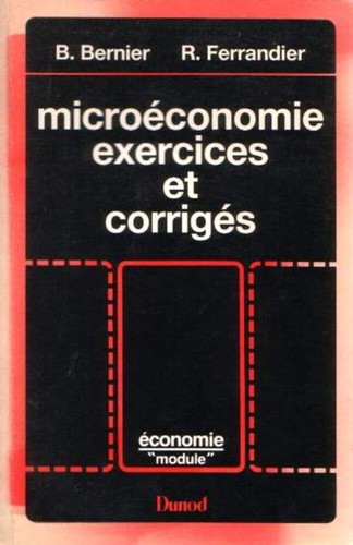 Microeconomie exercices - , et