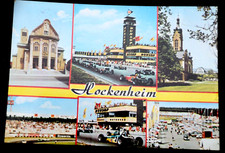 61023 Ak Hockenheim 1973 Vue Sur Circuit Terrain Église Bâtiments Zuschaue