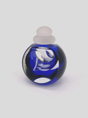 Flacon parfum bleu eau de - parfum, l'eau