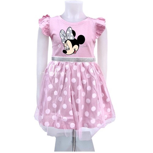 Robe coton pois minnie - robe,